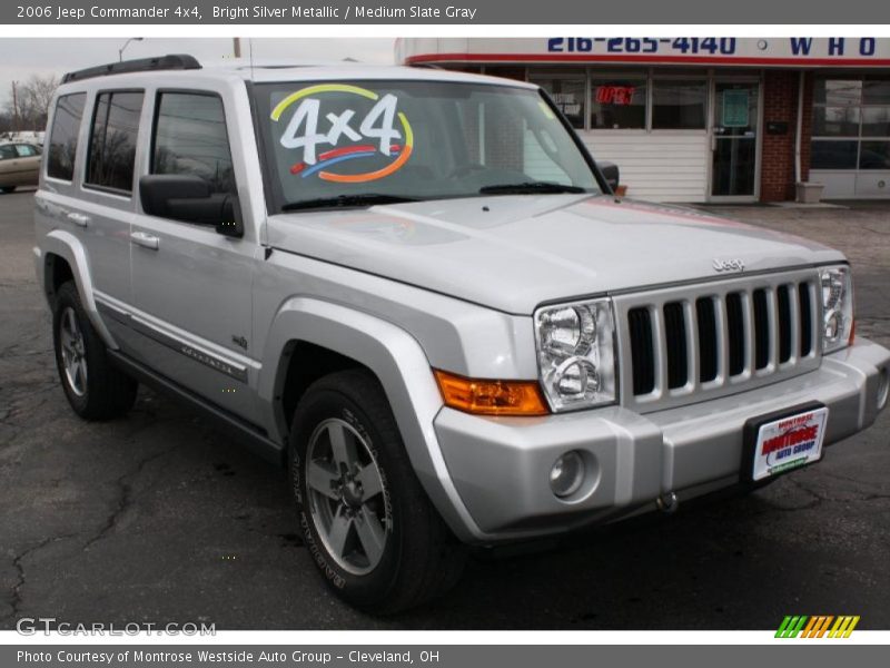 Bright Silver Metallic / Medium Slate Gray 2006 Jeep Commander 4x4