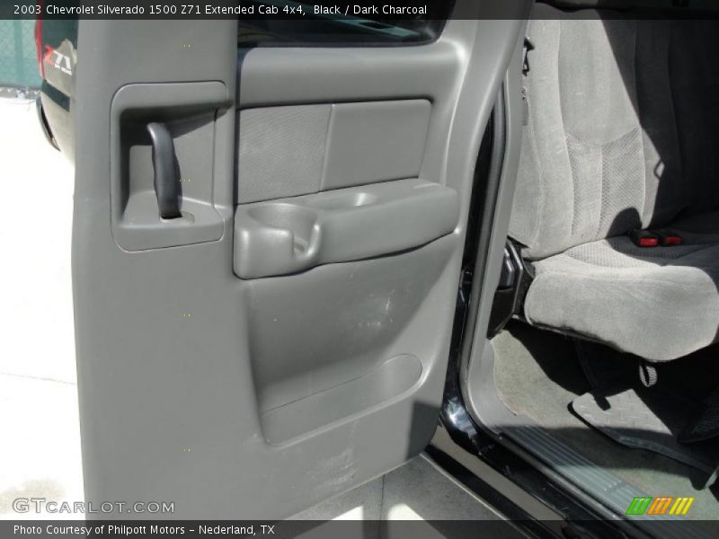 Black / Dark Charcoal 2003 Chevrolet Silverado 1500 Z71 Extended Cab 4x4