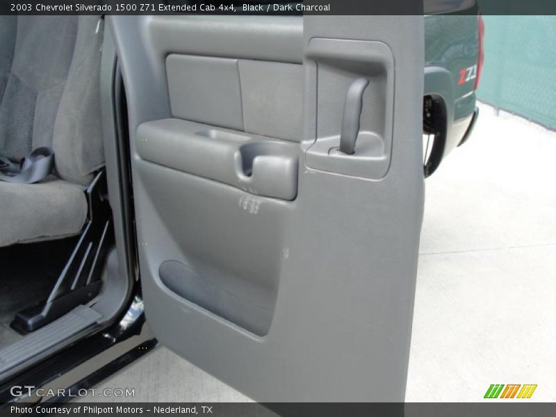 Black / Dark Charcoal 2003 Chevrolet Silverado 1500 Z71 Extended Cab 4x4