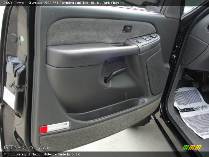 Black / Dark Charcoal 2003 Chevrolet Silverado 1500 Z71 Extended Cab 4x4