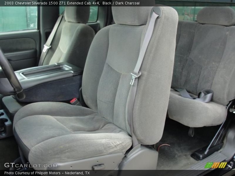 Black / Dark Charcoal 2003 Chevrolet Silverado 1500 Z71 Extended Cab 4x4