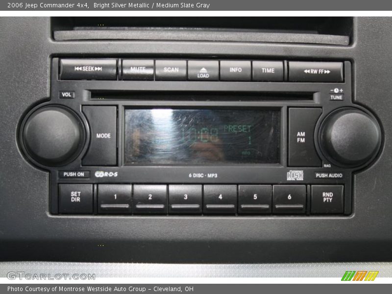 Bright Silver Metallic / Medium Slate Gray 2006 Jeep Commander 4x4