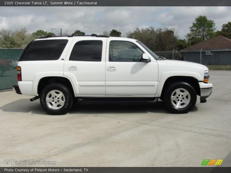Summit White / Tan/Neutral 2005 Chevrolet Tahoe LT