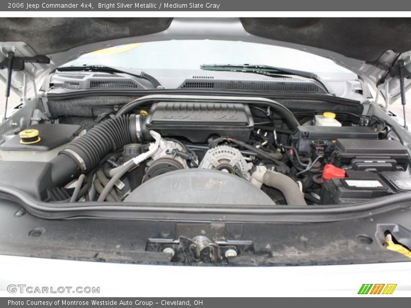 Bright Silver Metallic / Medium Slate Gray 2006 Jeep Commander 4x4