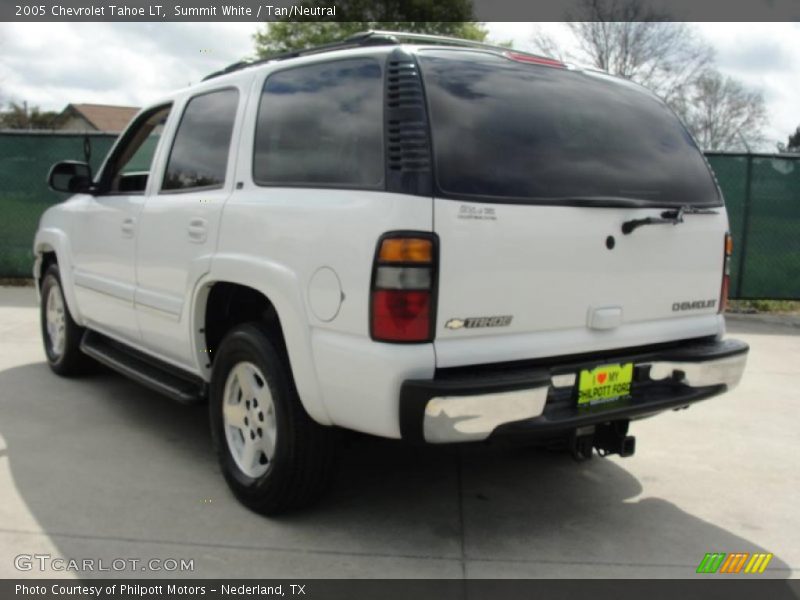 Summit White / Tan/Neutral 2005 Chevrolet Tahoe LT