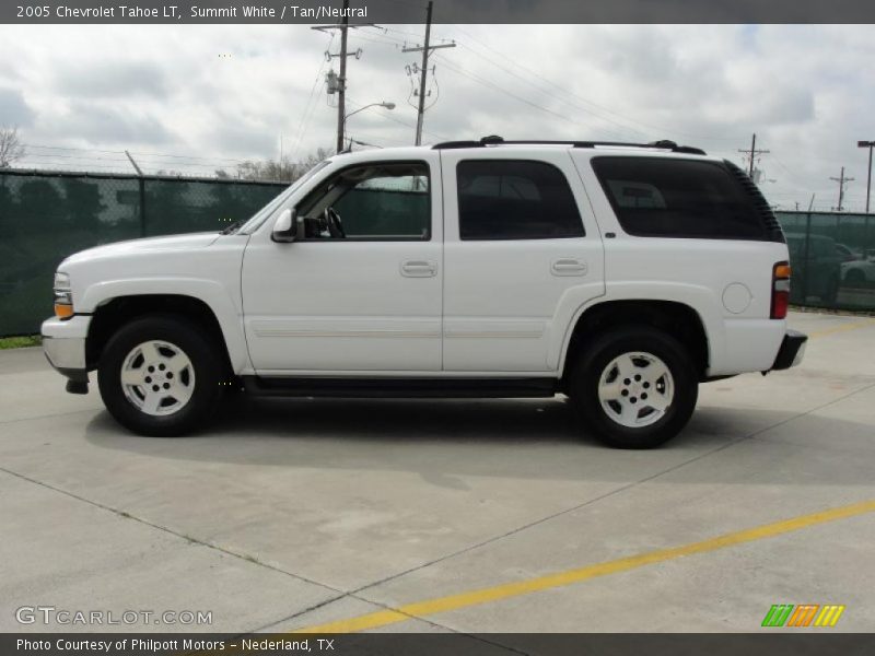 Summit White / Tan/Neutral 2005 Chevrolet Tahoe LT