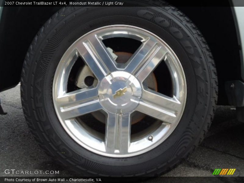 Moondust Metallic / Light Gray 2007 Chevrolet TrailBlazer LT 4x4