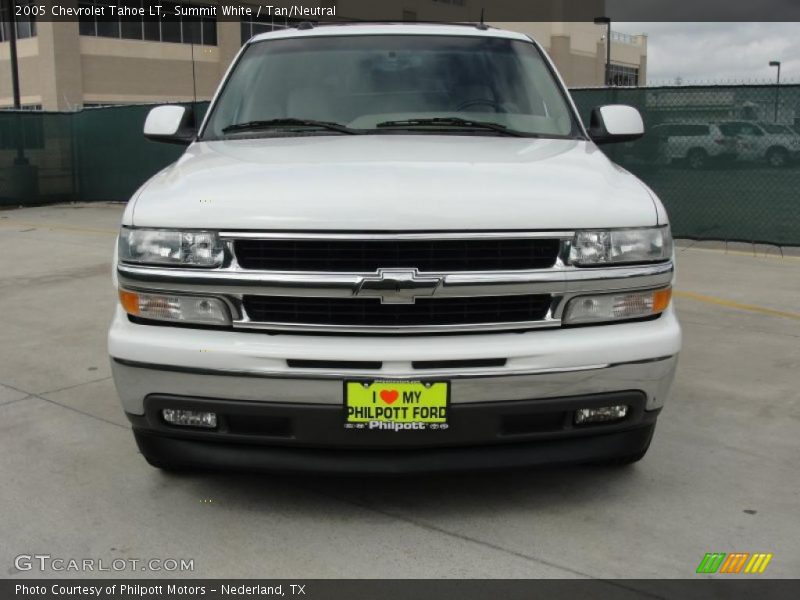 Summit White / Tan/Neutral 2005 Chevrolet Tahoe LT