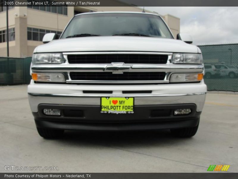 Summit White / Tan/Neutral 2005 Chevrolet Tahoe LT