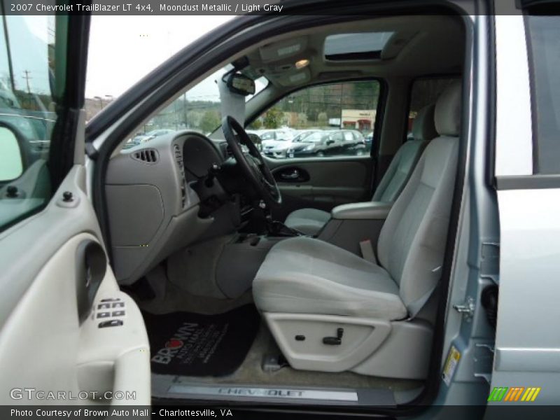 Moondust Metallic / Light Gray 2007 Chevrolet TrailBlazer LT 4x4