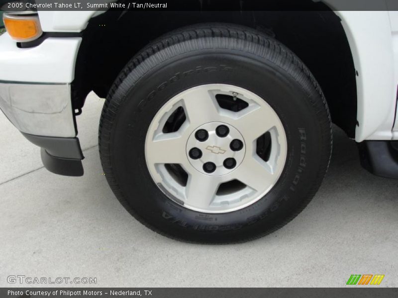 Summit White / Tan/Neutral 2005 Chevrolet Tahoe LT