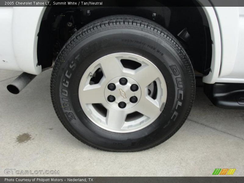 Summit White / Tan/Neutral 2005 Chevrolet Tahoe LT