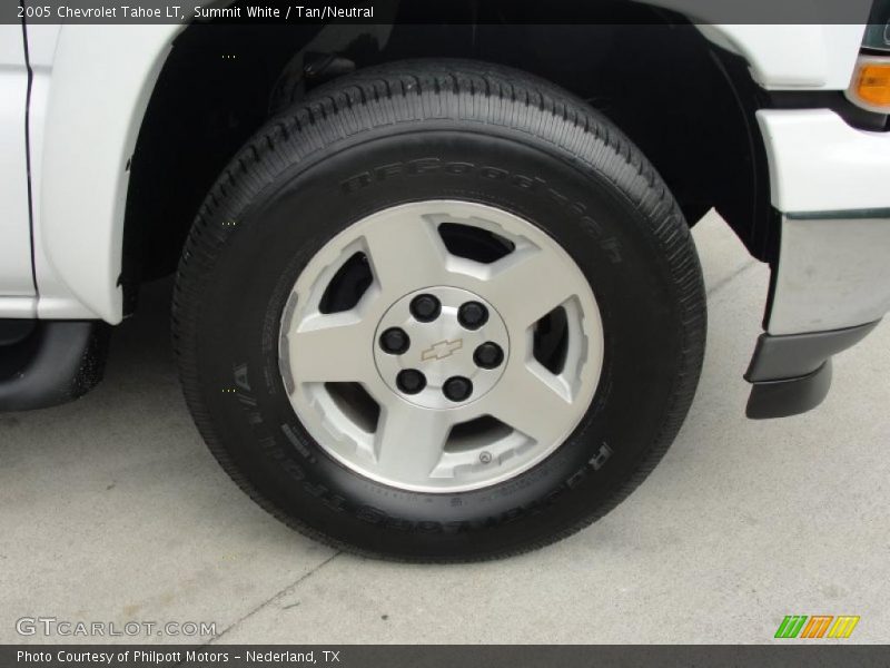 Summit White / Tan/Neutral 2005 Chevrolet Tahoe LT