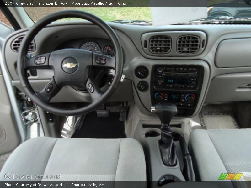 Moondust Metallic / Light Gray 2007 Chevrolet TrailBlazer LT 4x4