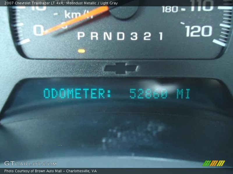 Moondust Metallic / Light Gray 2007 Chevrolet TrailBlazer LT 4x4