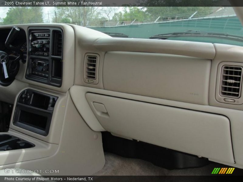 Summit White / Tan/Neutral 2005 Chevrolet Tahoe LT