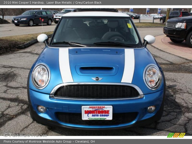 Laser Blue Metallic / Grey/Carbon Black 2010 Mini Cooper S Hardtop