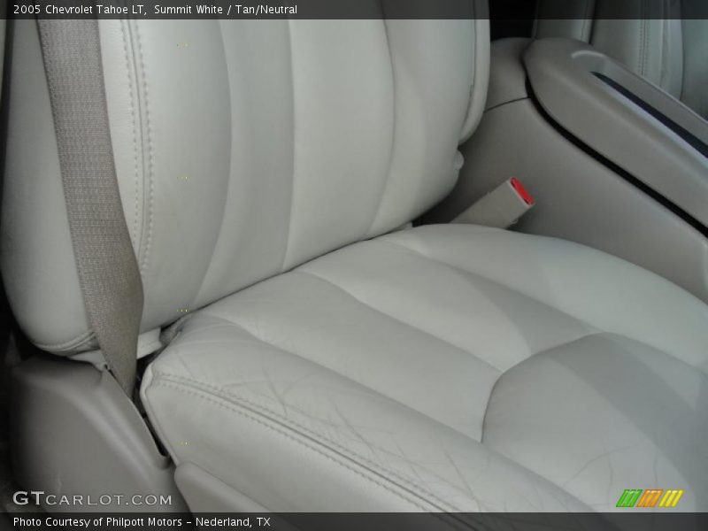 Summit White / Tan/Neutral 2005 Chevrolet Tahoe LT