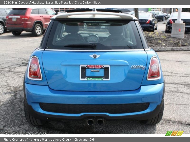 Laser Blue Metallic / Grey/Carbon Black 2010 Mini Cooper S Hardtop