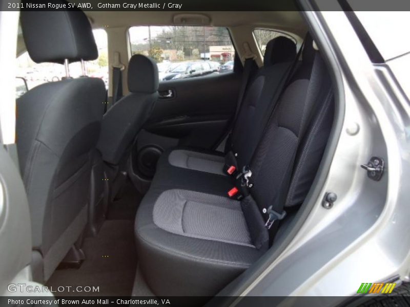  2011 Rogue SV AWD Gray Interior