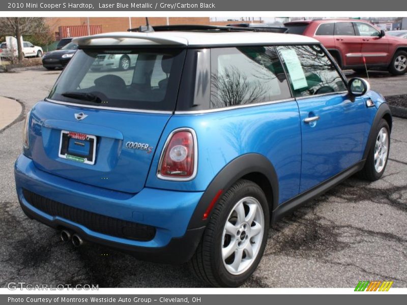 Laser Blue Metallic / Grey/Carbon Black 2010 Mini Cooper S Hardtop