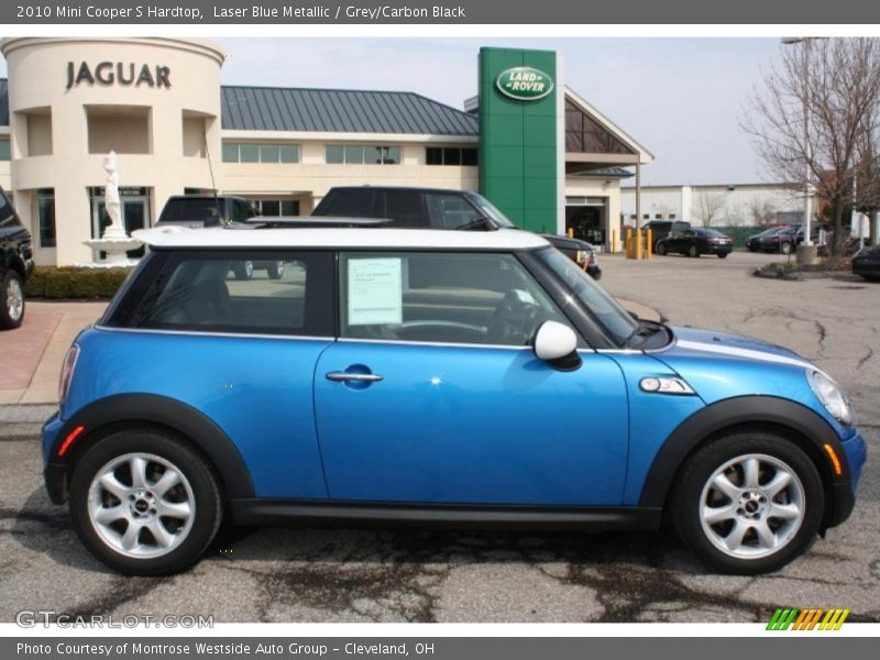 Laser Blue Metallic / Grey/Carbon Black 2010 Mini Cooper S Hardtop