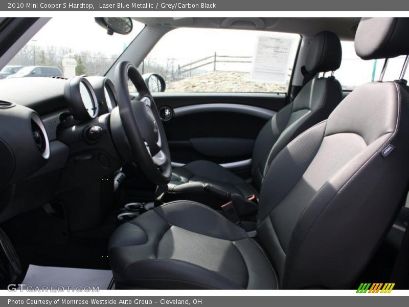 Laser Blue Metallic / Grey/Carbon Black 2010 Mini Cooper S Hardtop
