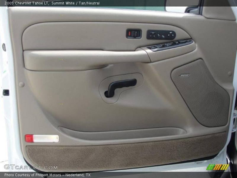 Summit White / Tan/Neutral 2005 Chevrolet Tahoe LT