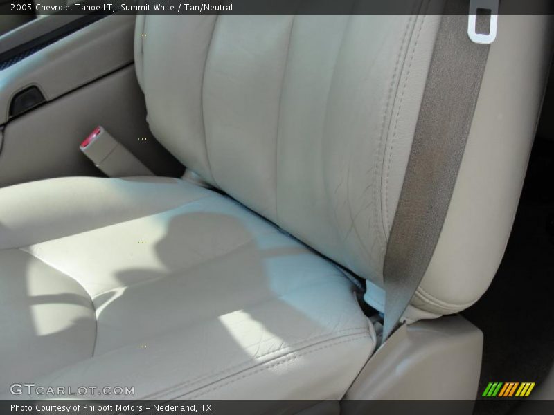 Summit White / Tan/Neutral 2005 Chevrolet Tahoe LT