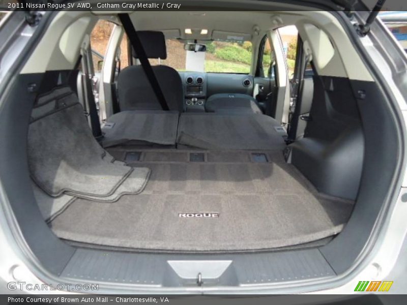  2011 Rogue SV AWD Gray Interior