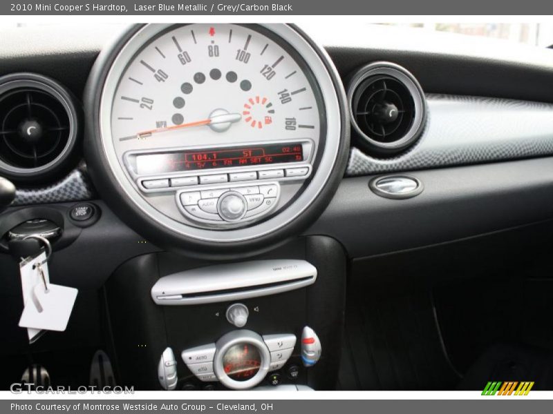 Laser Blue Metallic / Grey/Carbon Black 2010 Mini Cooper S Hardtop