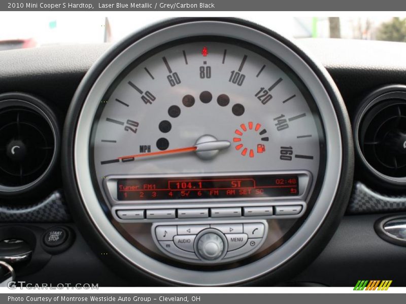 Laser Blue Metallic / Grey/Carbon Black 2010 Mini Cooper S Hardtop
