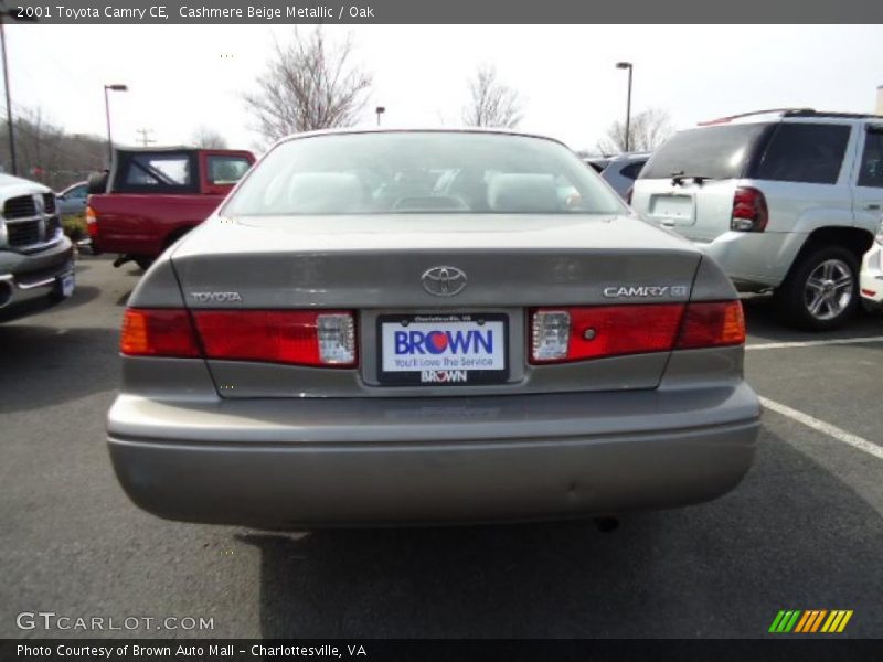 Cashmere Beige Metallic / Oak 2001 Toyota Camry CE