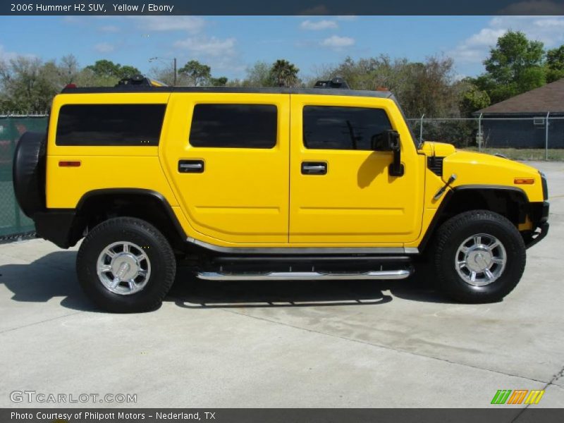 Yellow / Ebony 2006 Hummer H2 SUV