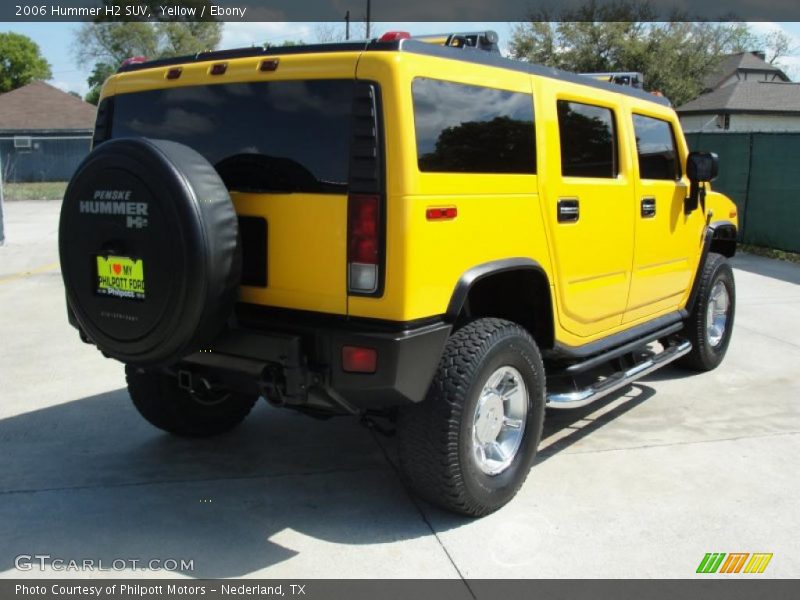  2006 H2 SUV Yellow