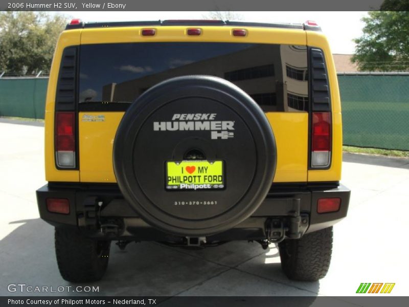 Yellow / Ebony 2006 Hummer H2 SUV