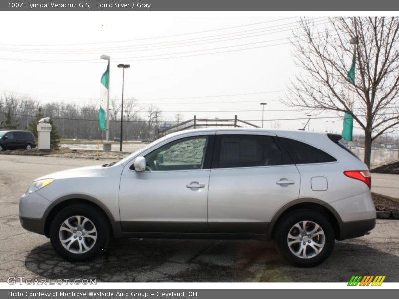 Liquid Silver / Gray 2007 Hyundai Veracruz GLS