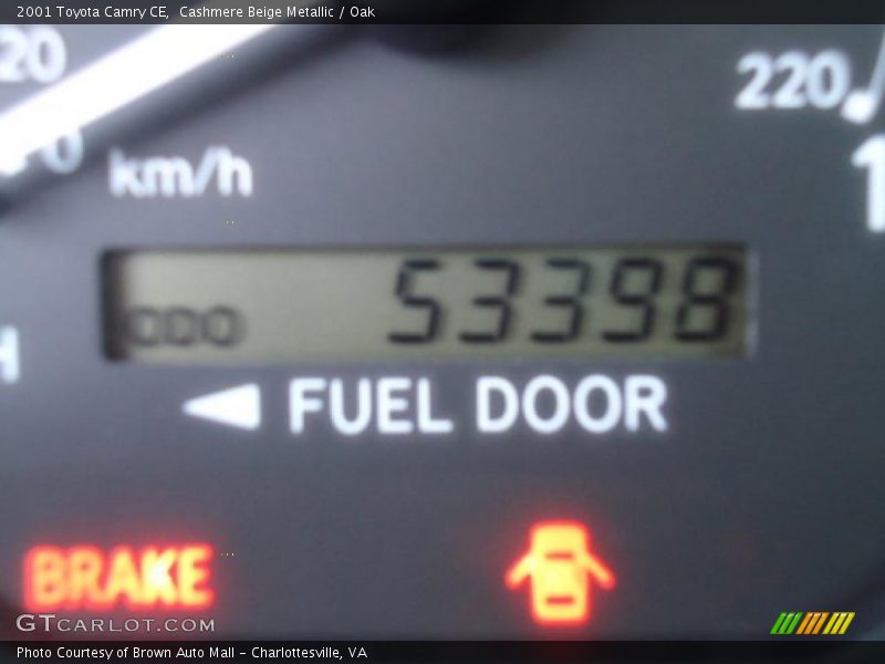 Cashmere Beige Metallic / Oak 2001 Toyota Camry CE