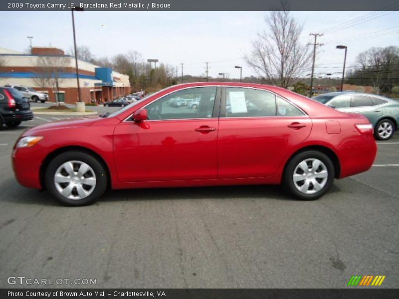 Barcelona Red Metallic / Bisque 2009 Toyota Camry LE