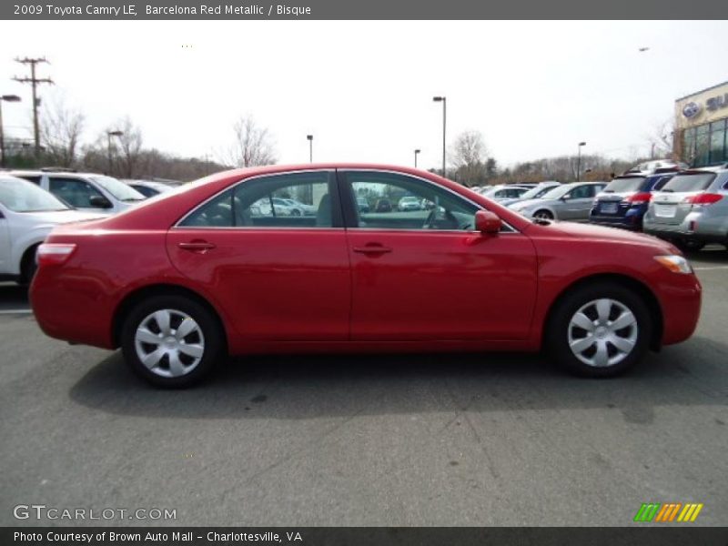 Barcelona Red Metallic / Bisque 2009 Toyota Camry LE