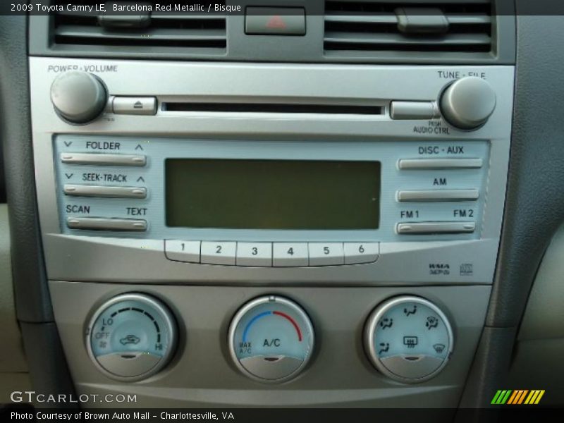 Barcelona Red Metallic / Bisque 2009 Toyota Camry LE