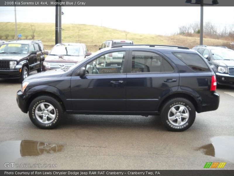 Midnight Blue / Gray 2008 Kia Sorento LX 4x4