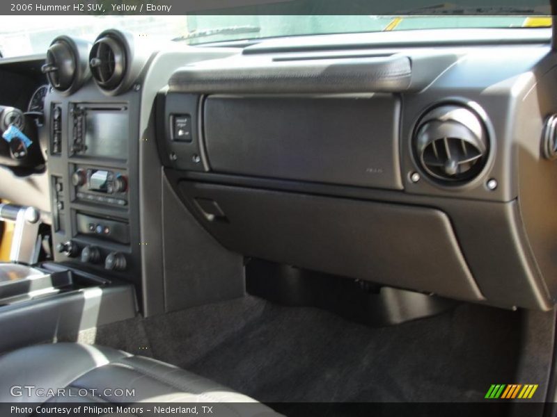 Yellow / Ebony 2006 Hummer H2 SUV