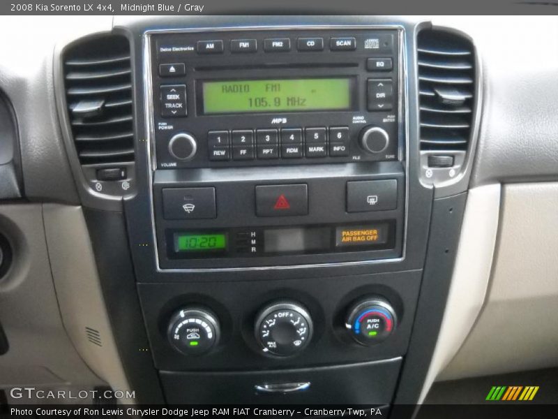 Midnight Blue / Gray 2008 Kia Sorento LX 4x4