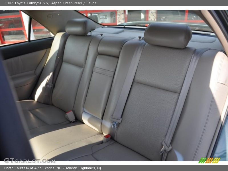 Aspen Green Pearl / Taupe 2002 Toyota Camry SE V6