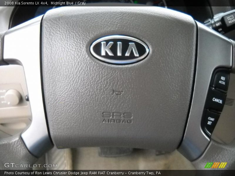 Midnight Blue / Gray 2008 Kia Sorento LX 4x4