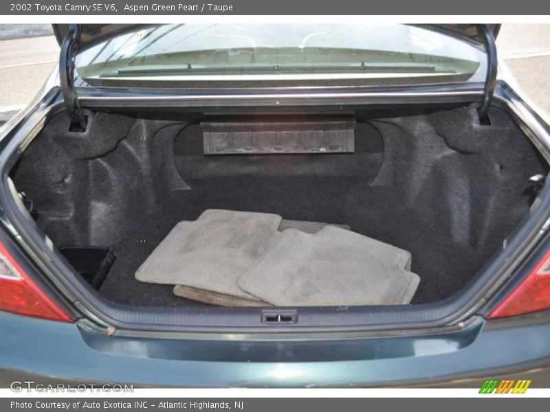 Aspen Green Pearl / Taupe 2002 Toyota Camry SE V6