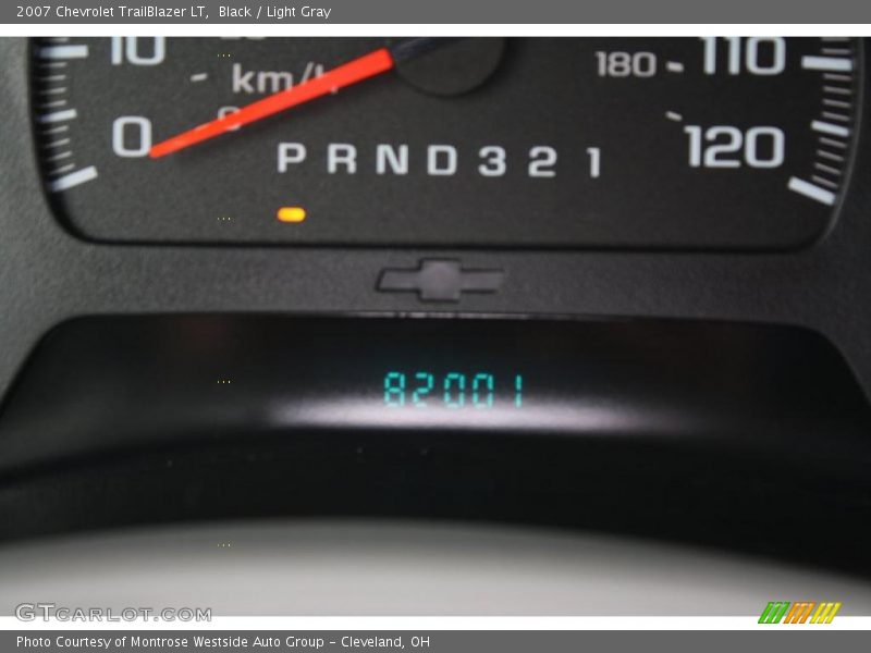 Black / Light Gray 2007 Chevrolet TrailBlazer LT