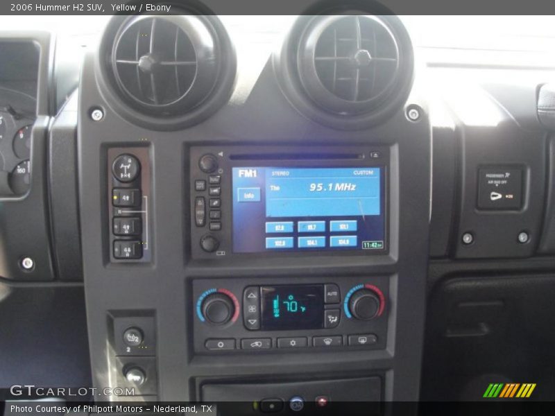 Yellow / Ebony 2006 Hummer H2 SUV