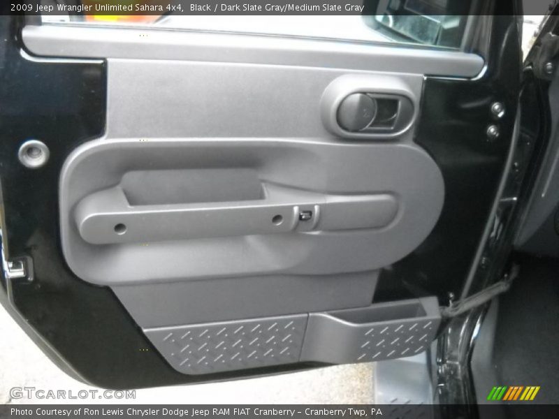Black / Dark Slate Gray/Medium Slate Gray 2009 Jeep Wrangler Unlimited Sahara 4x4